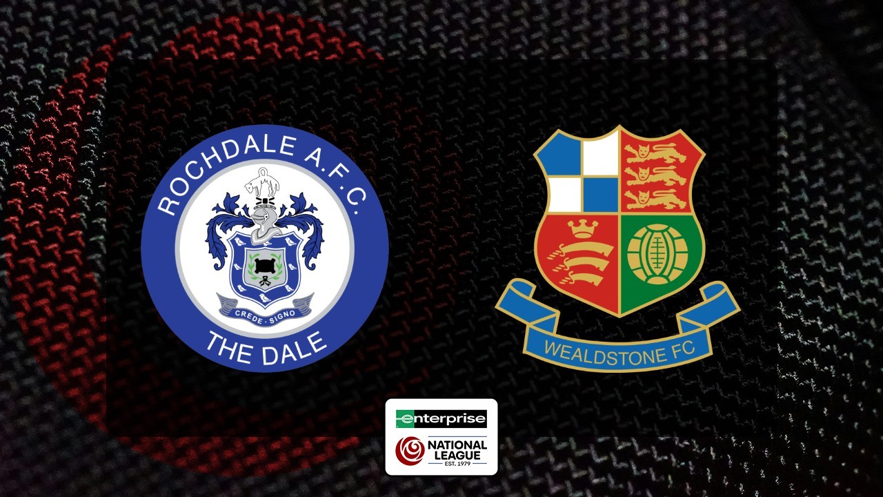 Rochdale vs Wealdstone poster