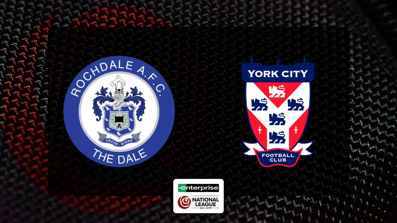 Rochdale vs York City poster