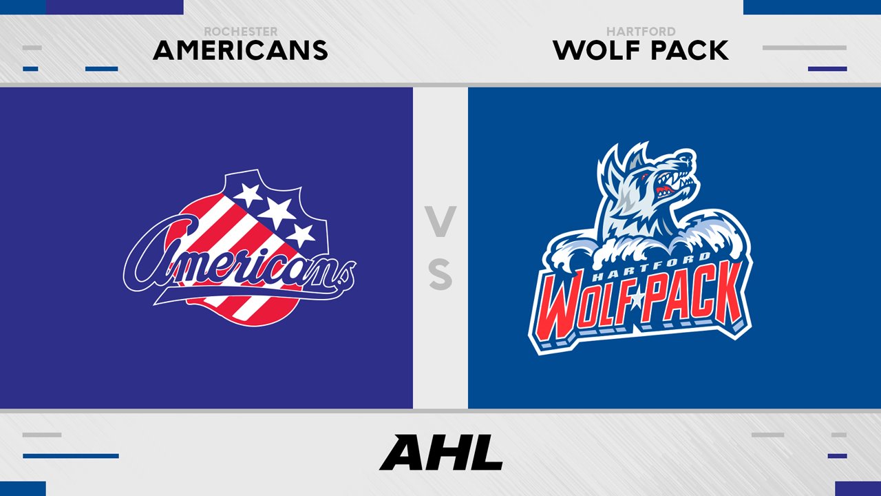 Rochester Americans vs Hartford Wolf Pack poster