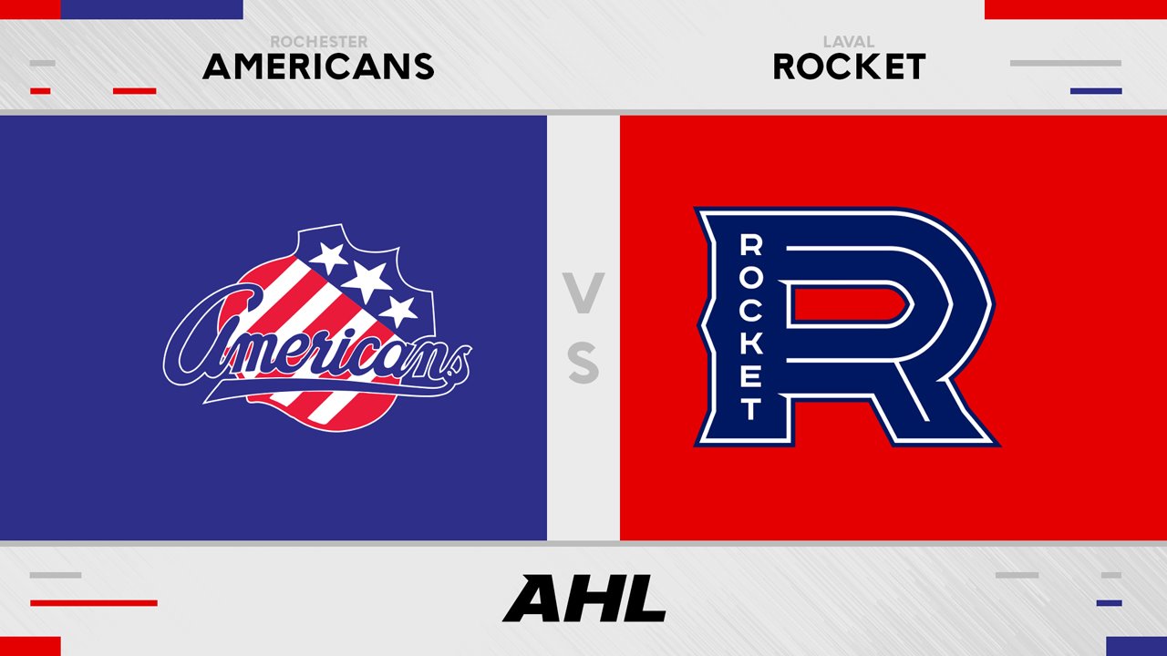 Rochester Americans vs Laval Rocket poster