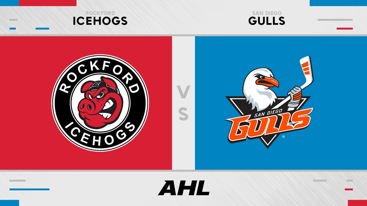 Rockford IceHogs vs San Diego Gulls poster