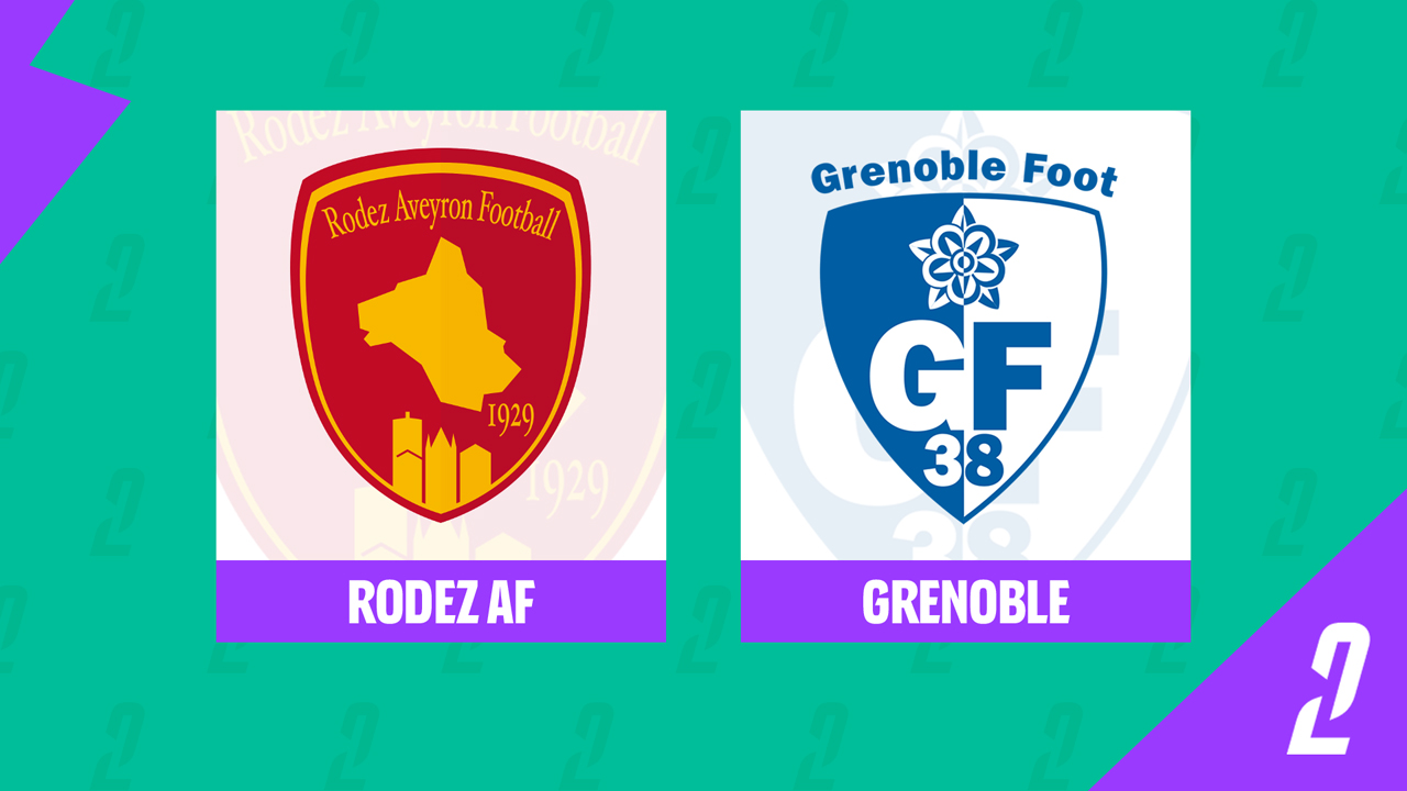 Rodez vs Grenoble poster
