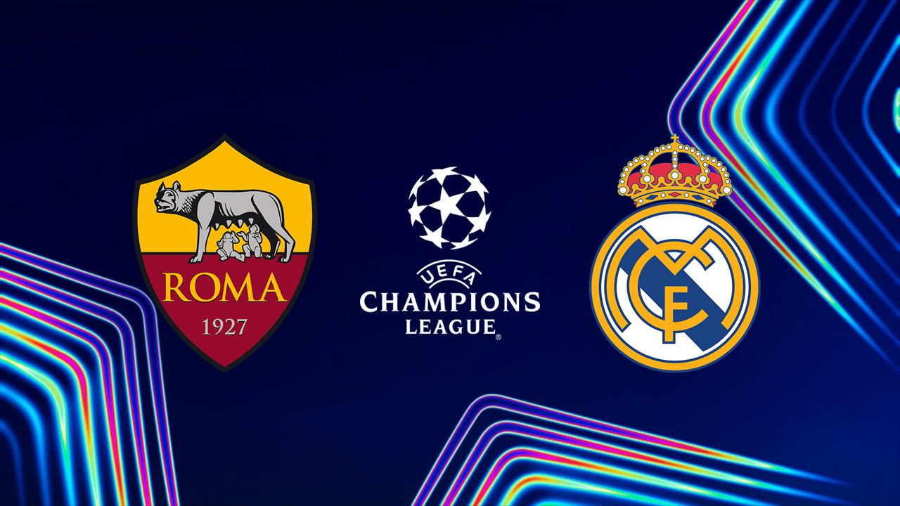 Roma vs Real Madrid poster