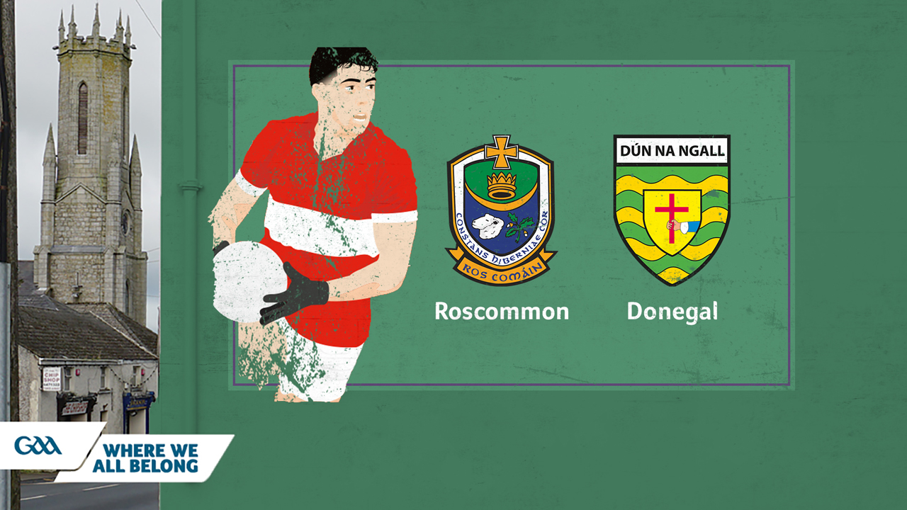Roscommon GAA Football vs Donegal GAA Football poster