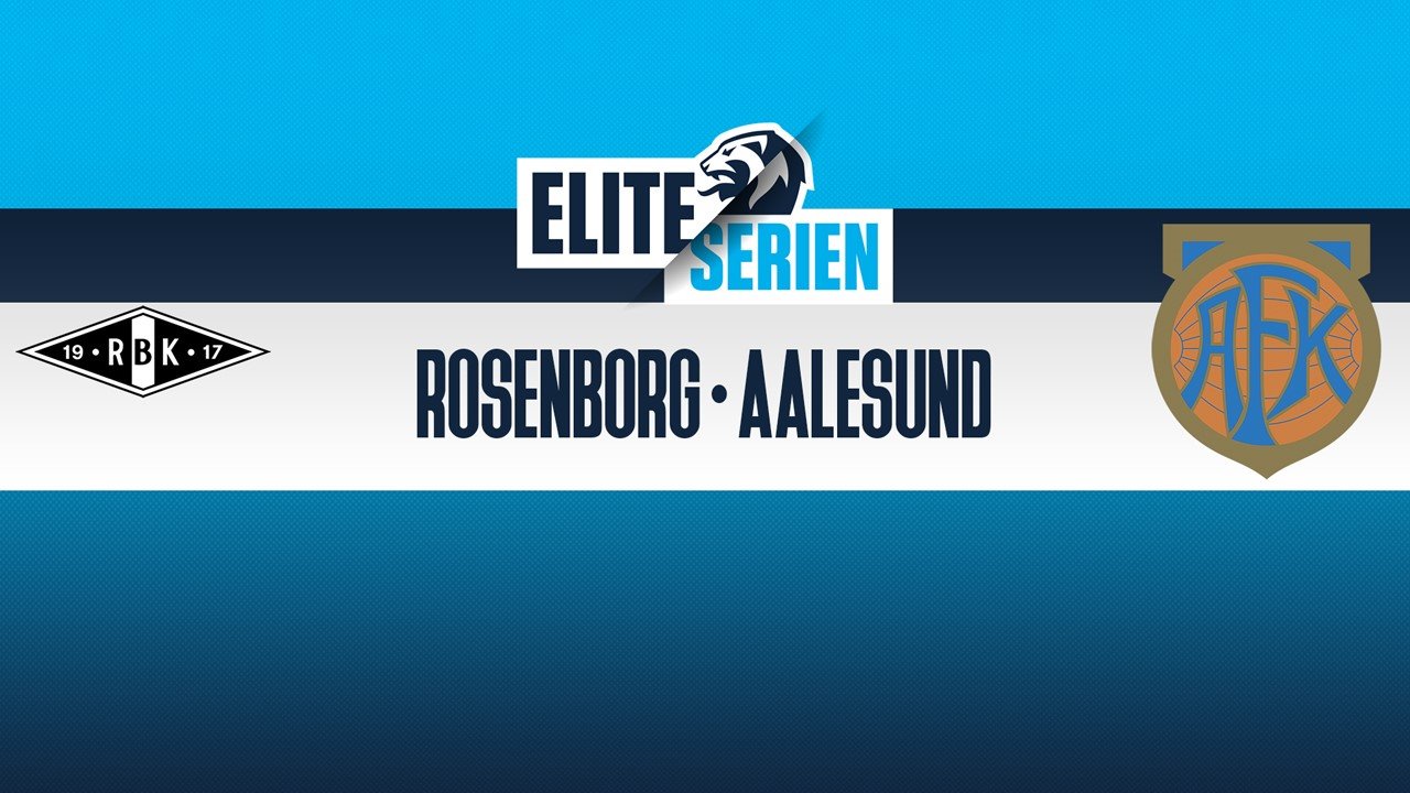 Rosenborg vs Aalesund poster