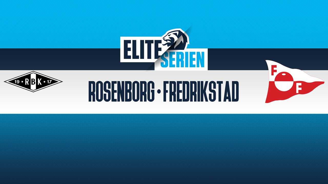 Rosenborg vs Fredrikstad poster
