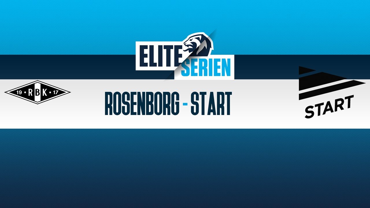 Rosenborg vs Start poster