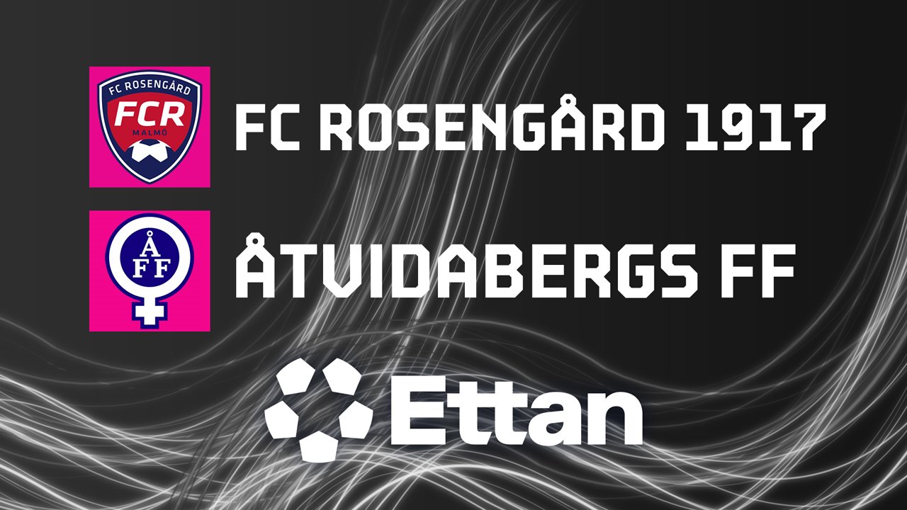 Rosengård vs Åtvidaberg poster