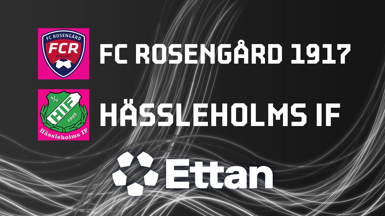 Rosengård vs Hässleholm poster