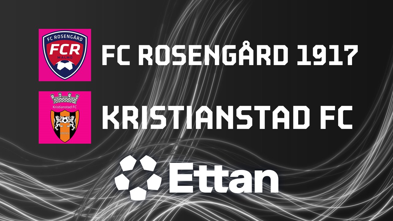 Rosengård vs Kristianstad poster