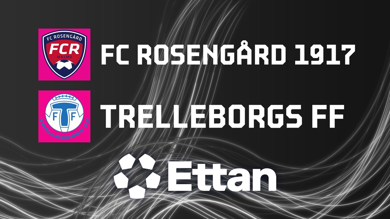 Rosengård vs Trelleborg poster