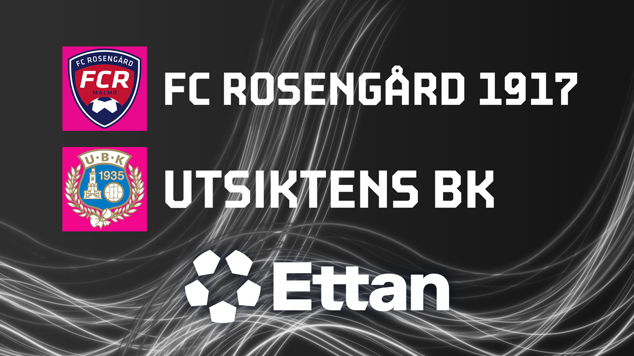 Rosengård vs Utsikten poster