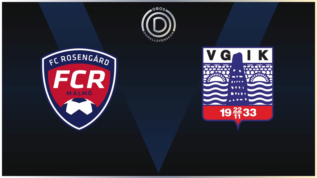 Rosengård Women vs Vittsjö poster