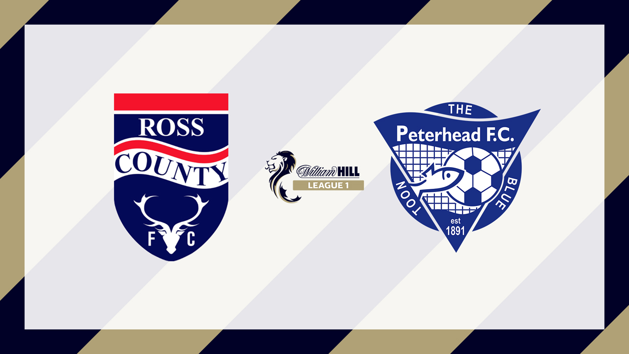Ross County vs Peterhead poster