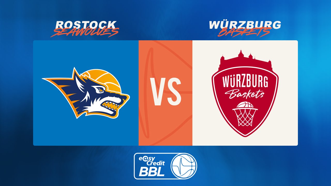 Rostock Seawolves vs s.Oliver Würzburg poster