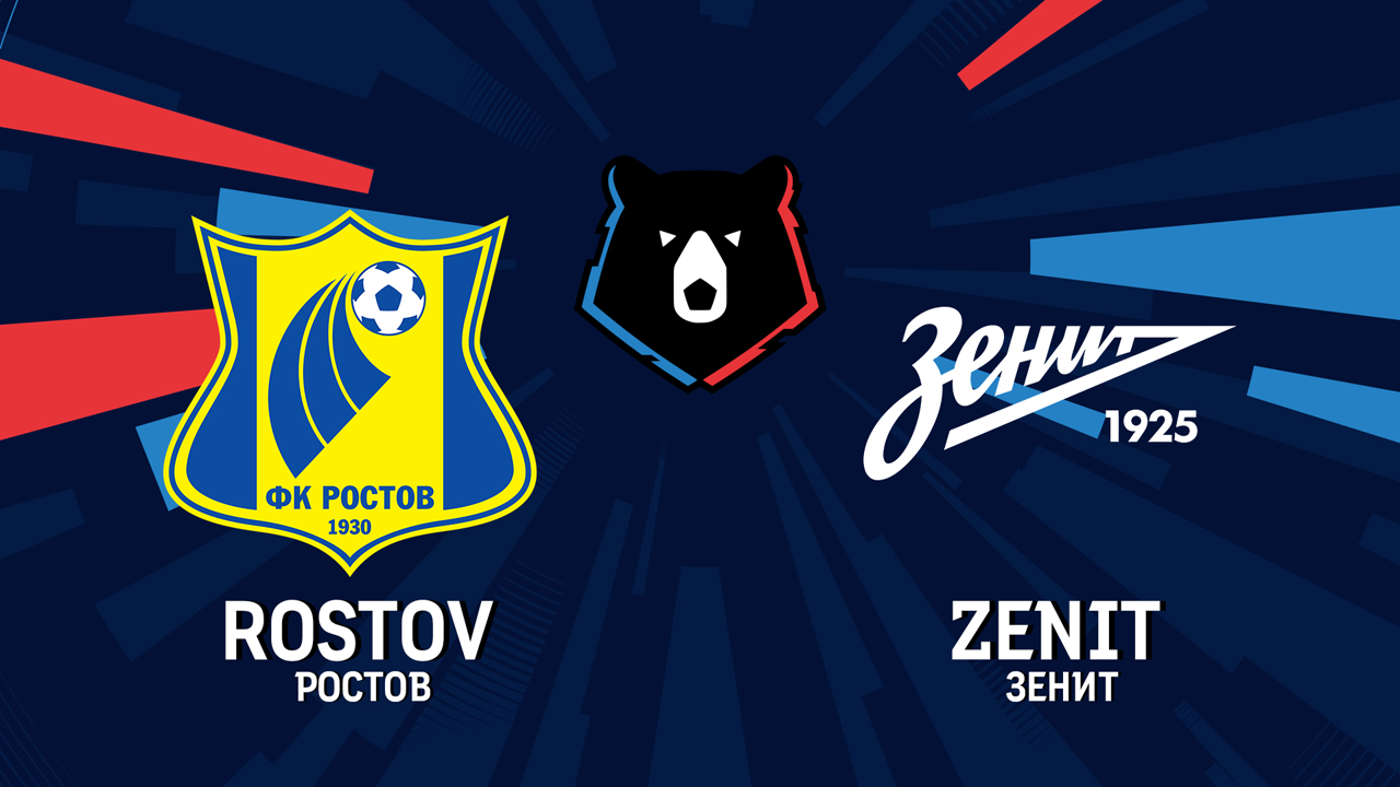 Rostov vs Zenit Saint Petersburg poster