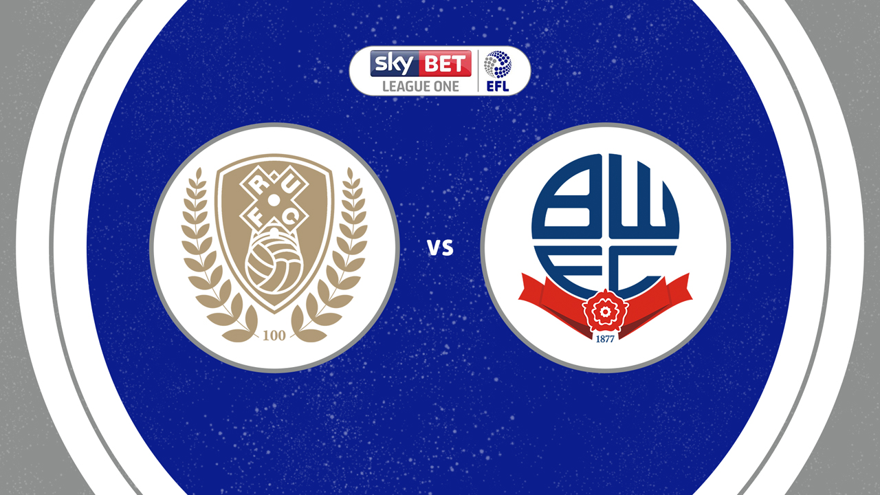 Rotherham United vs Bolton Wanderers poster