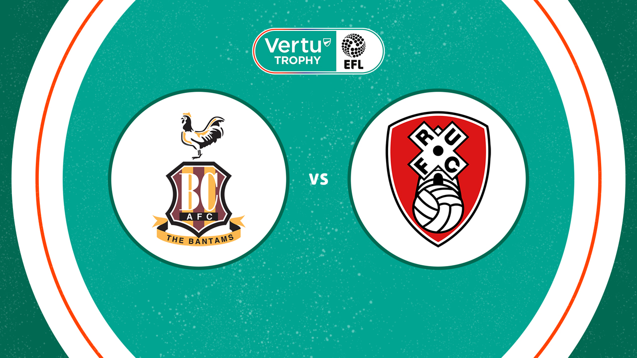 Rotherham United vs Bradford City poster