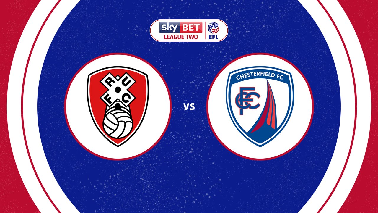 Rotherham United vs Chesterfield poster