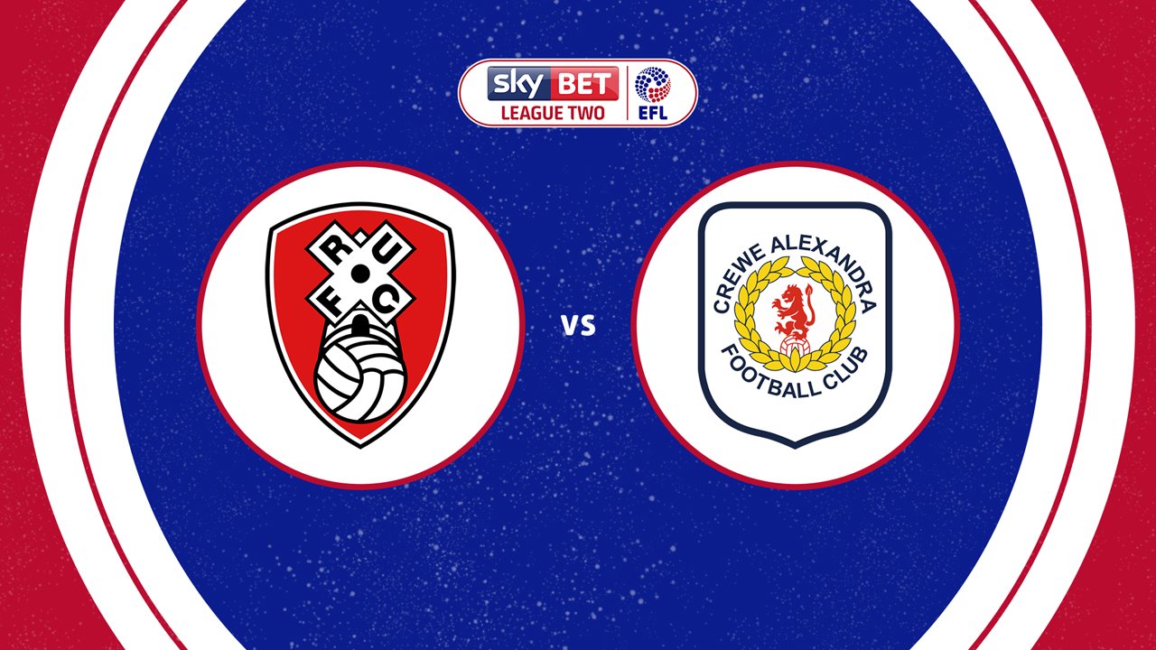Rotherham United vs Crewe Alexandra poster