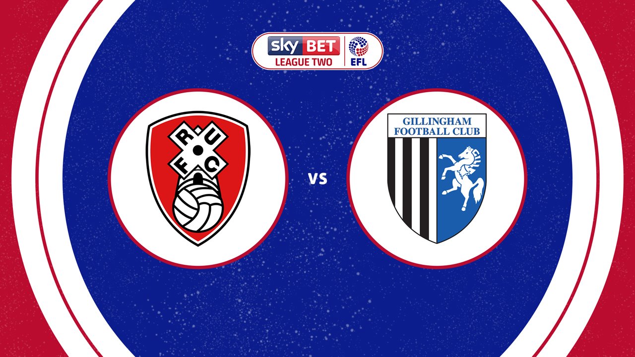 Rotherham United vs Gillingham poster