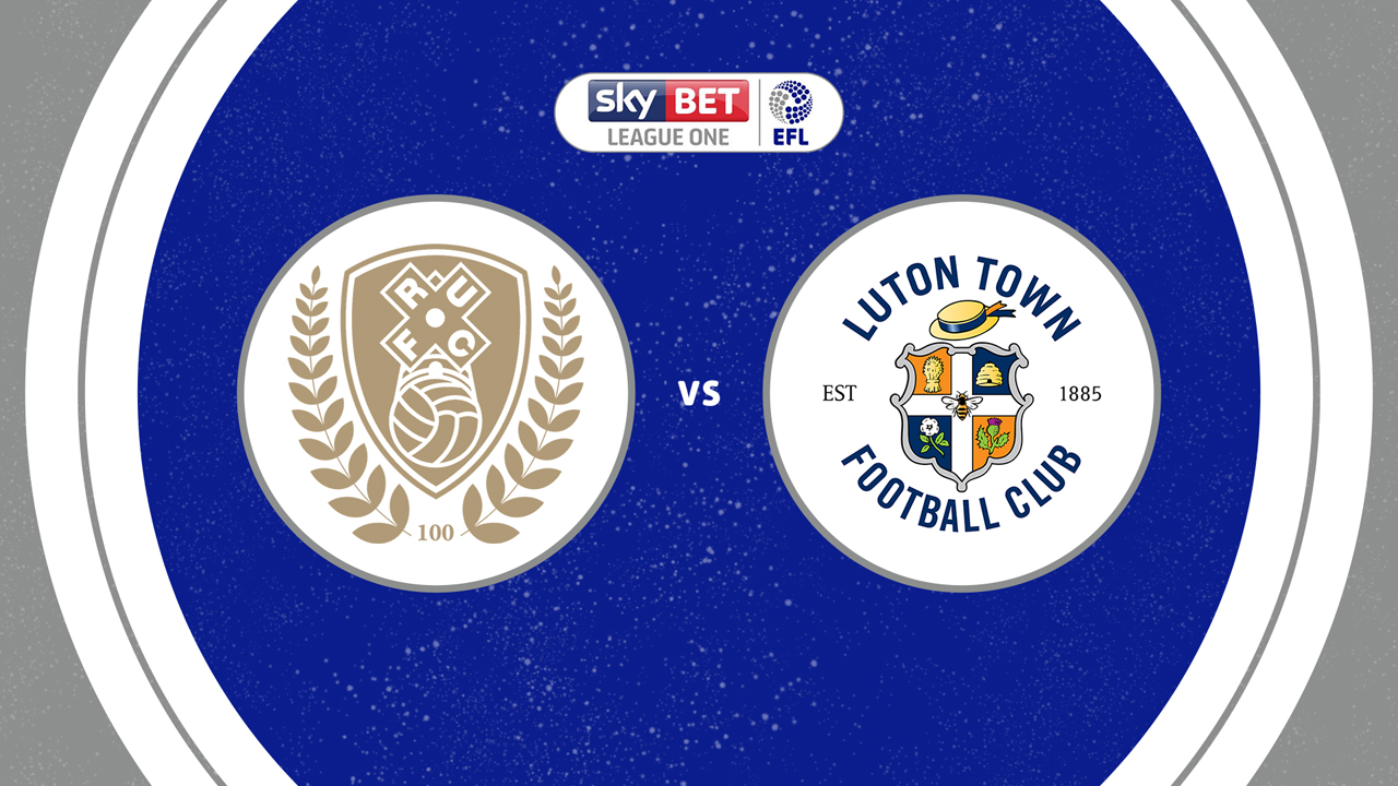 Rotherham United vs Luton Town poster