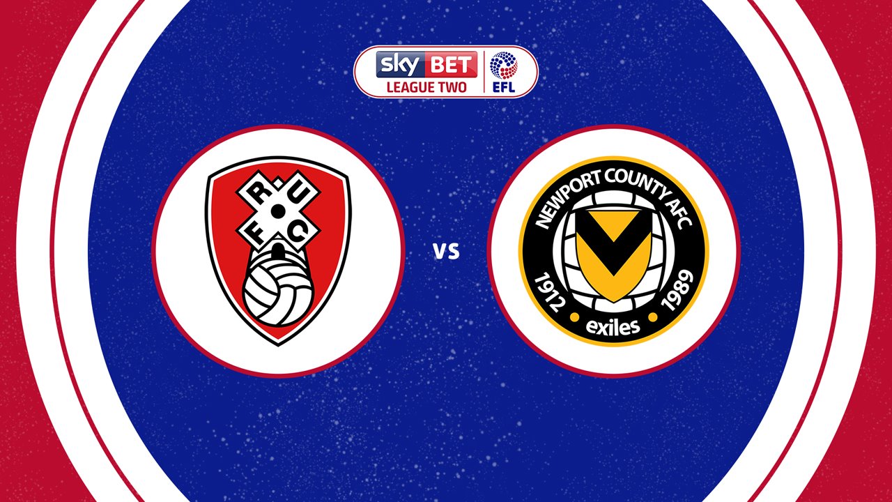 Rotherham United vs Newport County poster