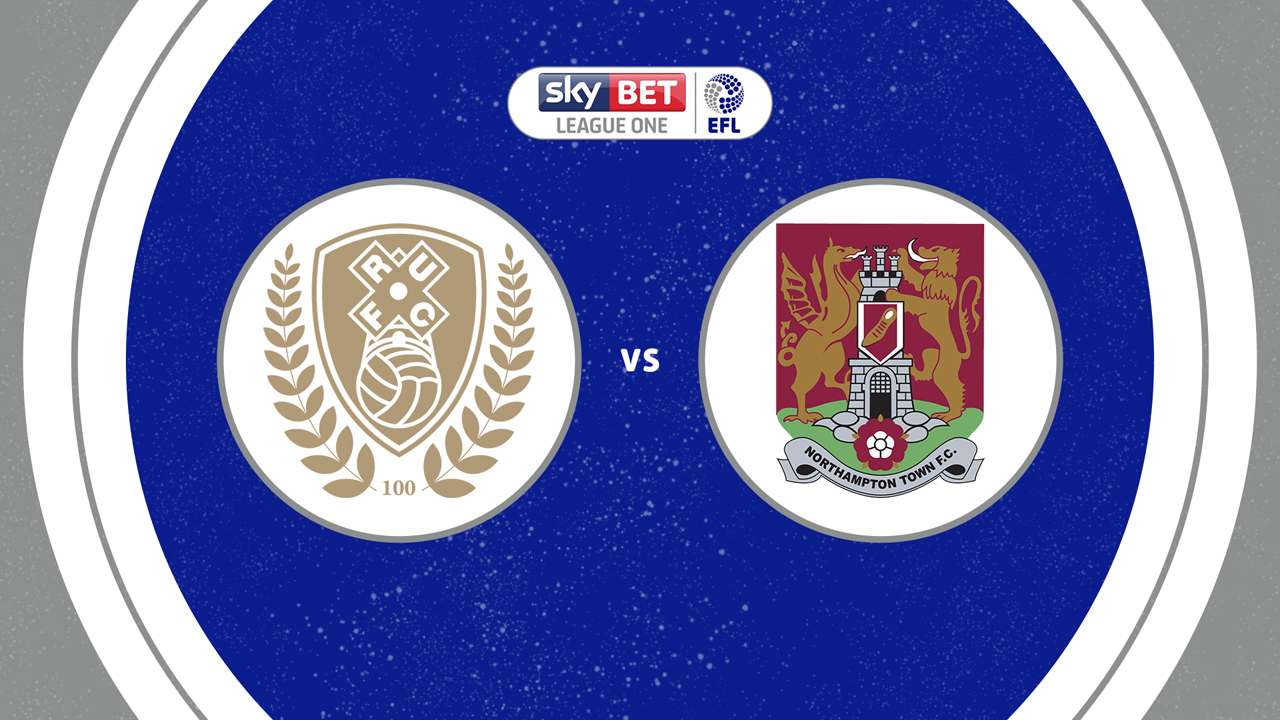 Rotherham United vs Northampton Town poster