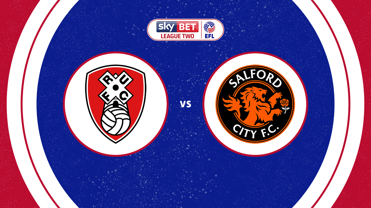 Rotherham United vs Salford City poster
