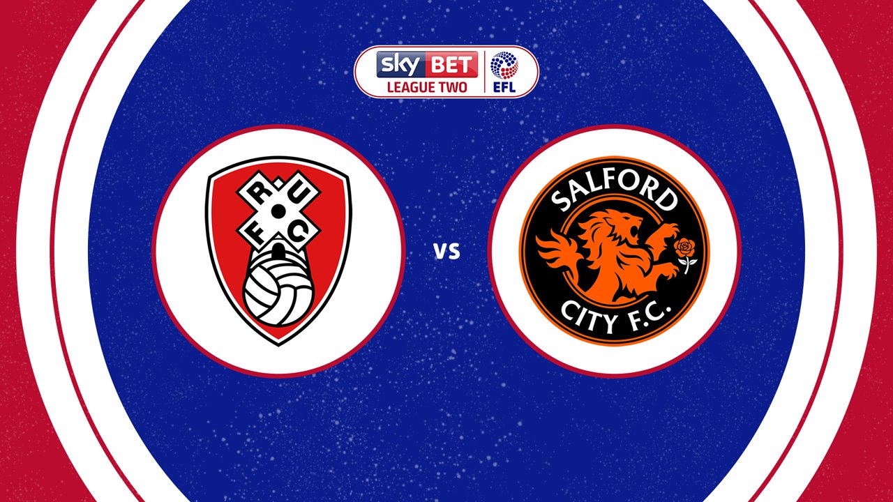 Rotherham United vs Salford City poster