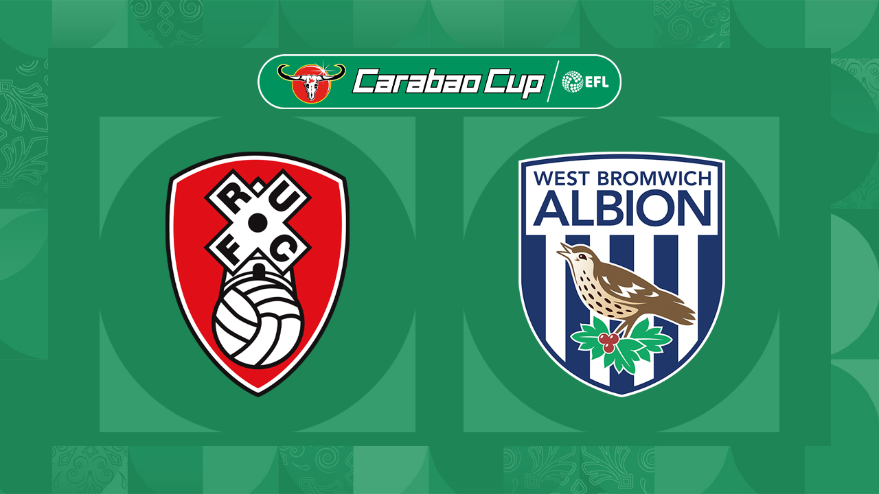 Rotherham United vs West Bromwich Albion poster