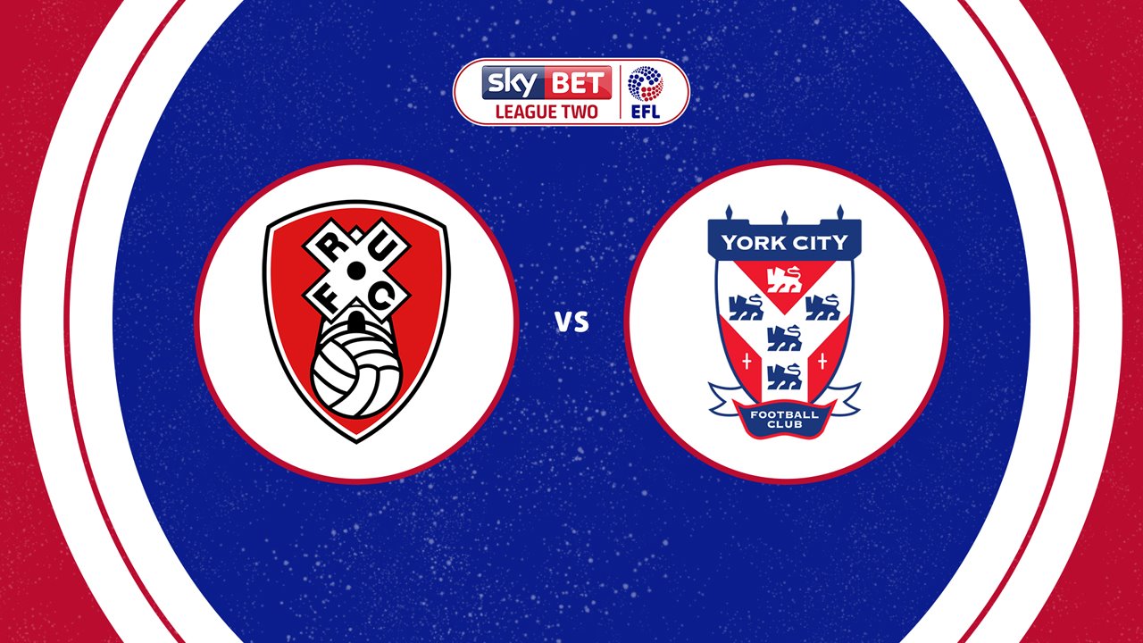 Rotherham United vs York City poster