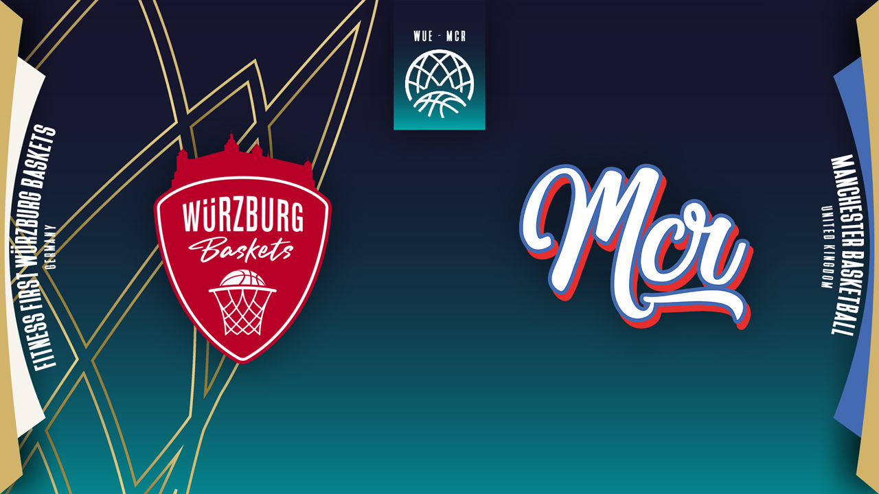 s.Oliver Würzburg vs Manchester Basketball poster
