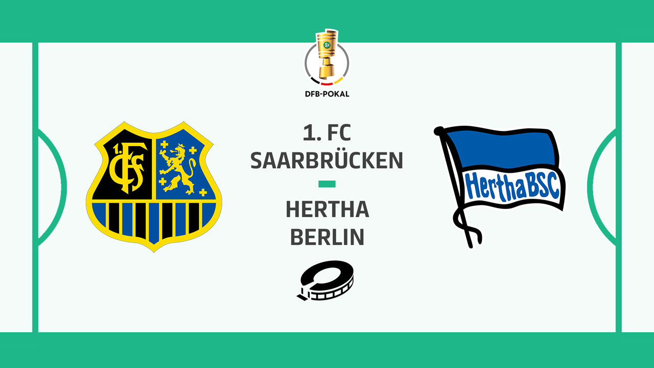 Saarbrücken vs Hertha poster