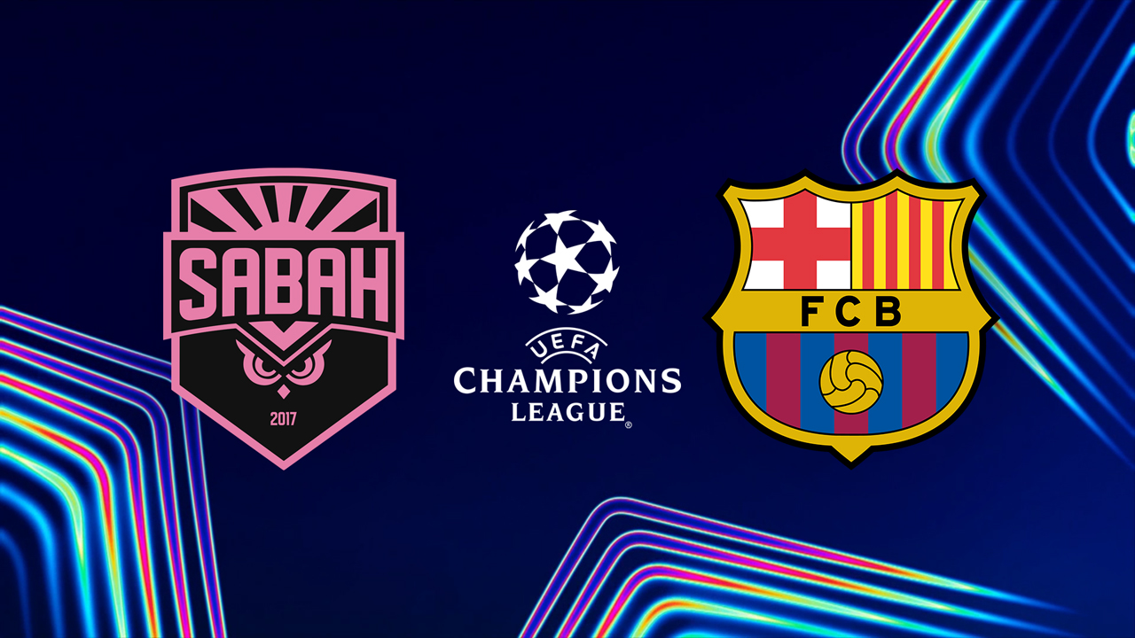 Sabah Baku vs Barcelona poster