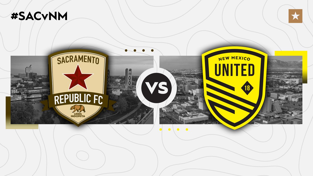 Sacramento Republic vs New Mexico United poster