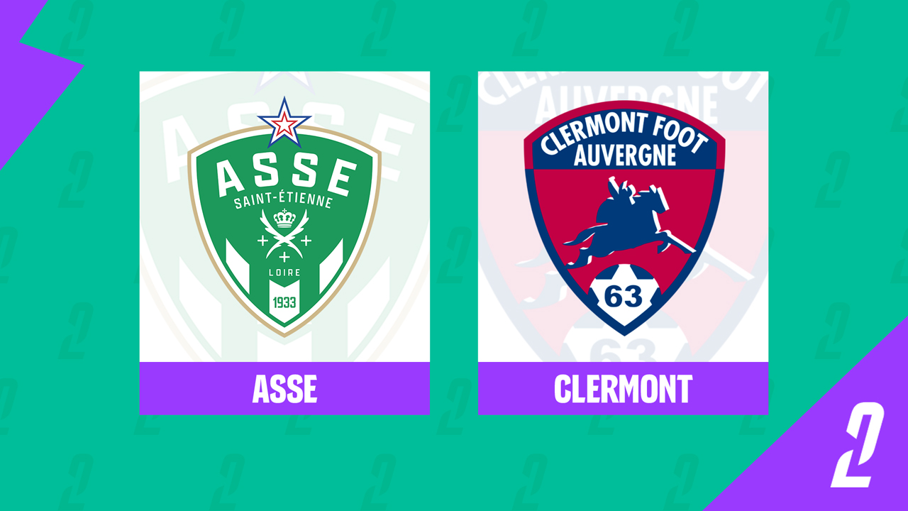 Saint-Étienne vs Clermont Foot poster