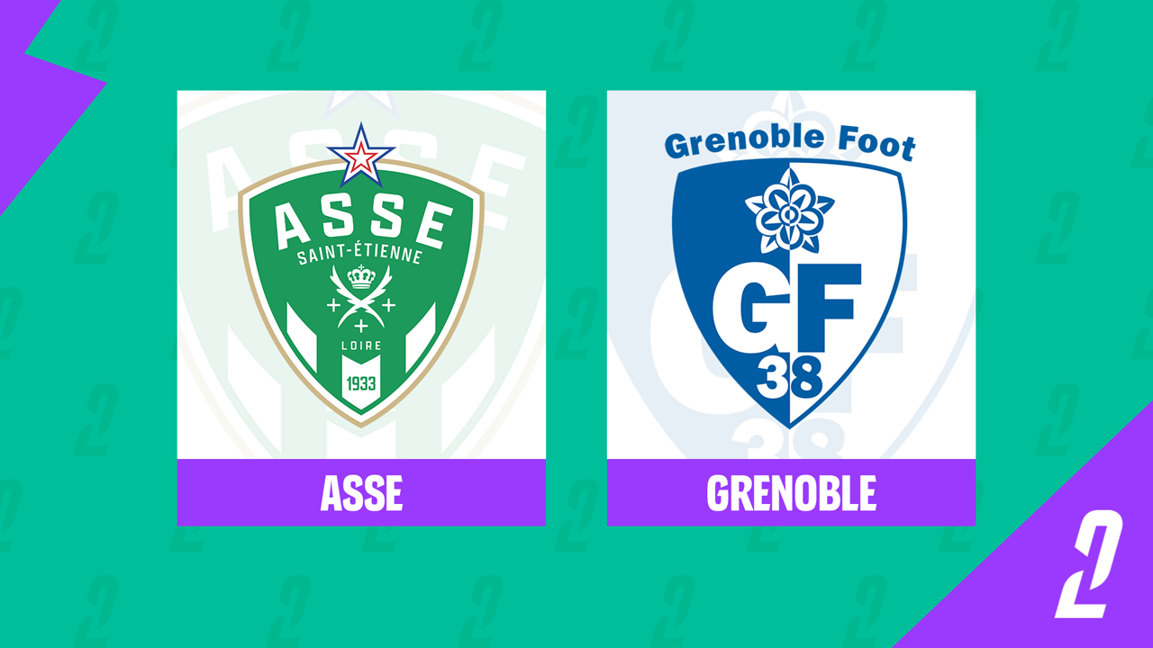 Saint-Étienne vs Grenoble poster