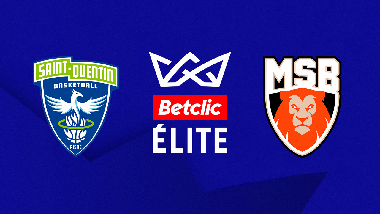 Saint-Quentin Basket-Ball vs Le Mans Sarthe Basket poster