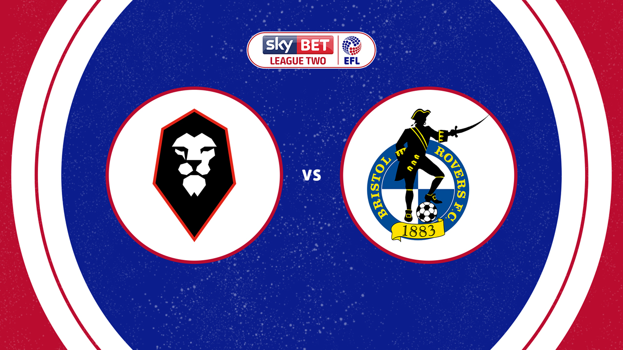 Salford City vs Bristol Rovers poster