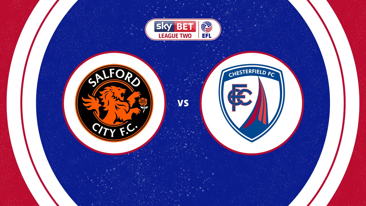 Salford City vs Chesterfield poster