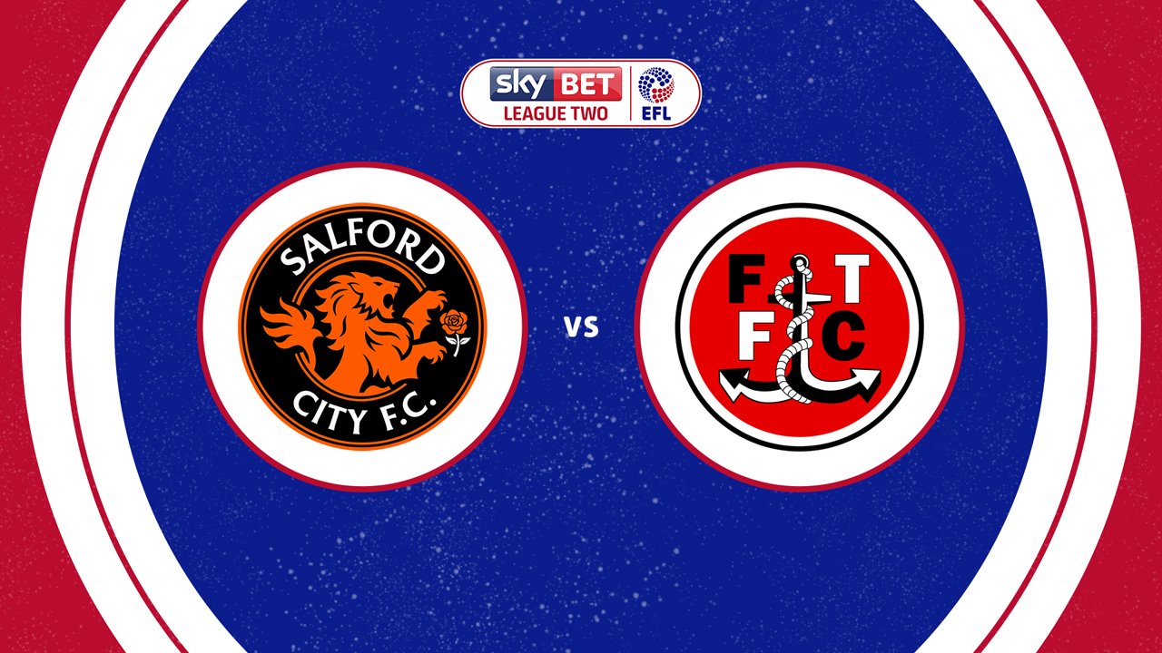 Salford City vs Fleetwood Town poster