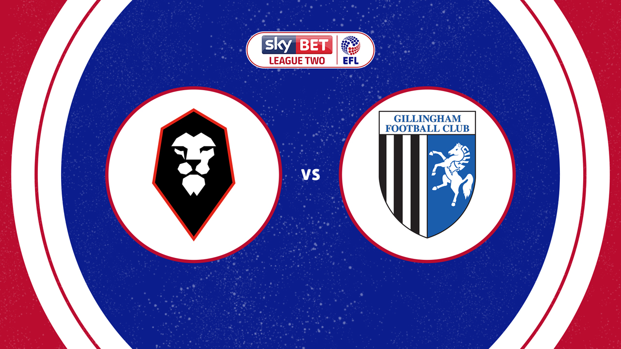 Salford City vs Gillingham poster