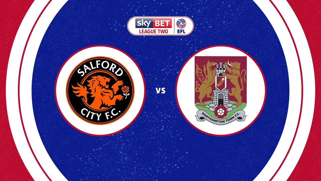 Salford City vs Northampton Town poster