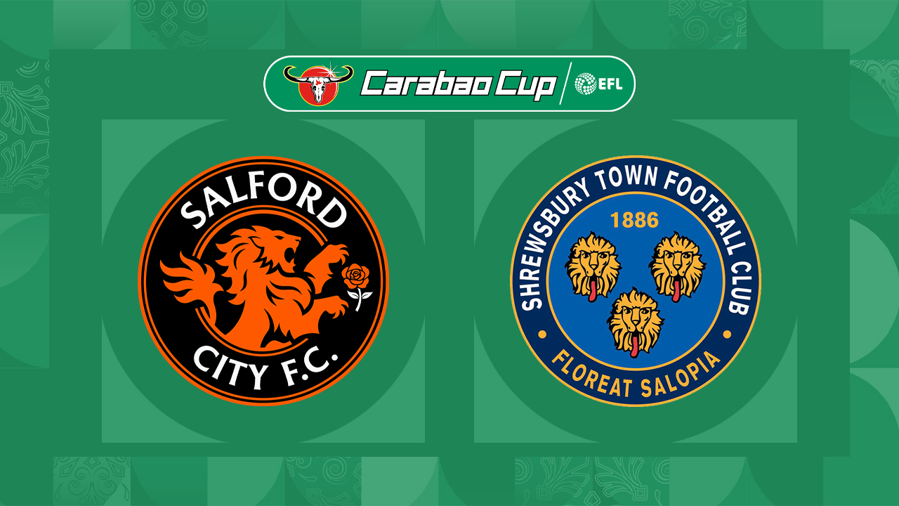 Salford City vs Shrewsbury Town poster