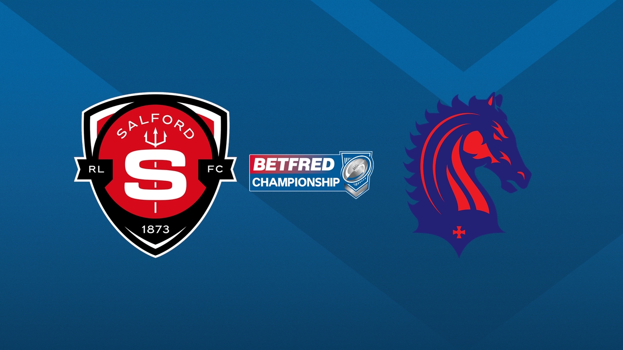 Salford RLFC vs London Broncos poster