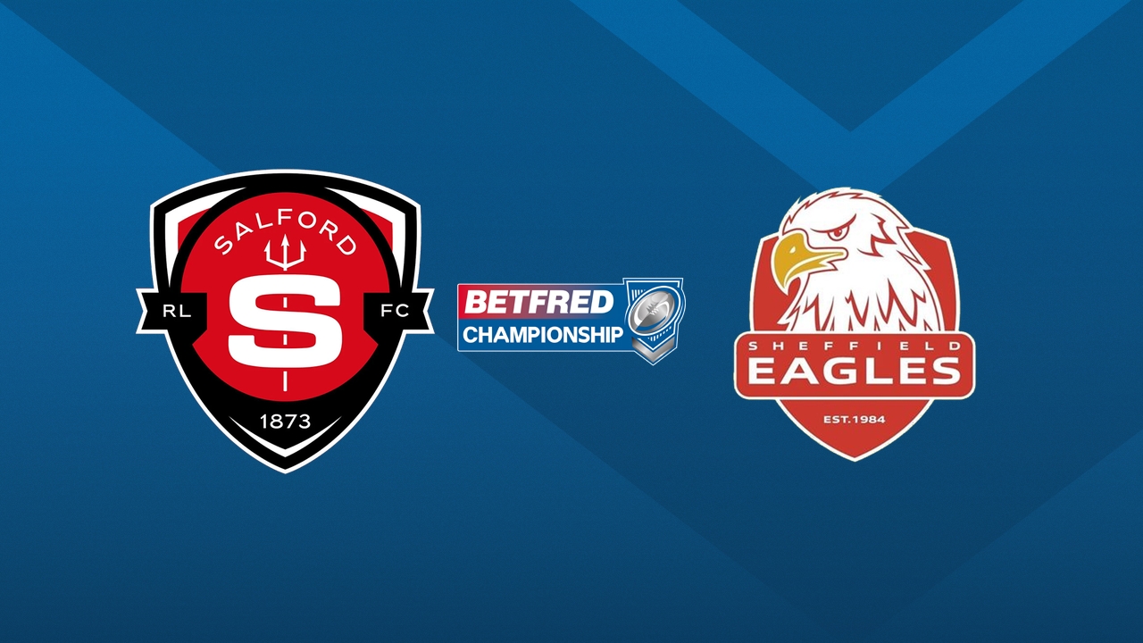 Salford RLFC vs Sheffield Eagles poster
