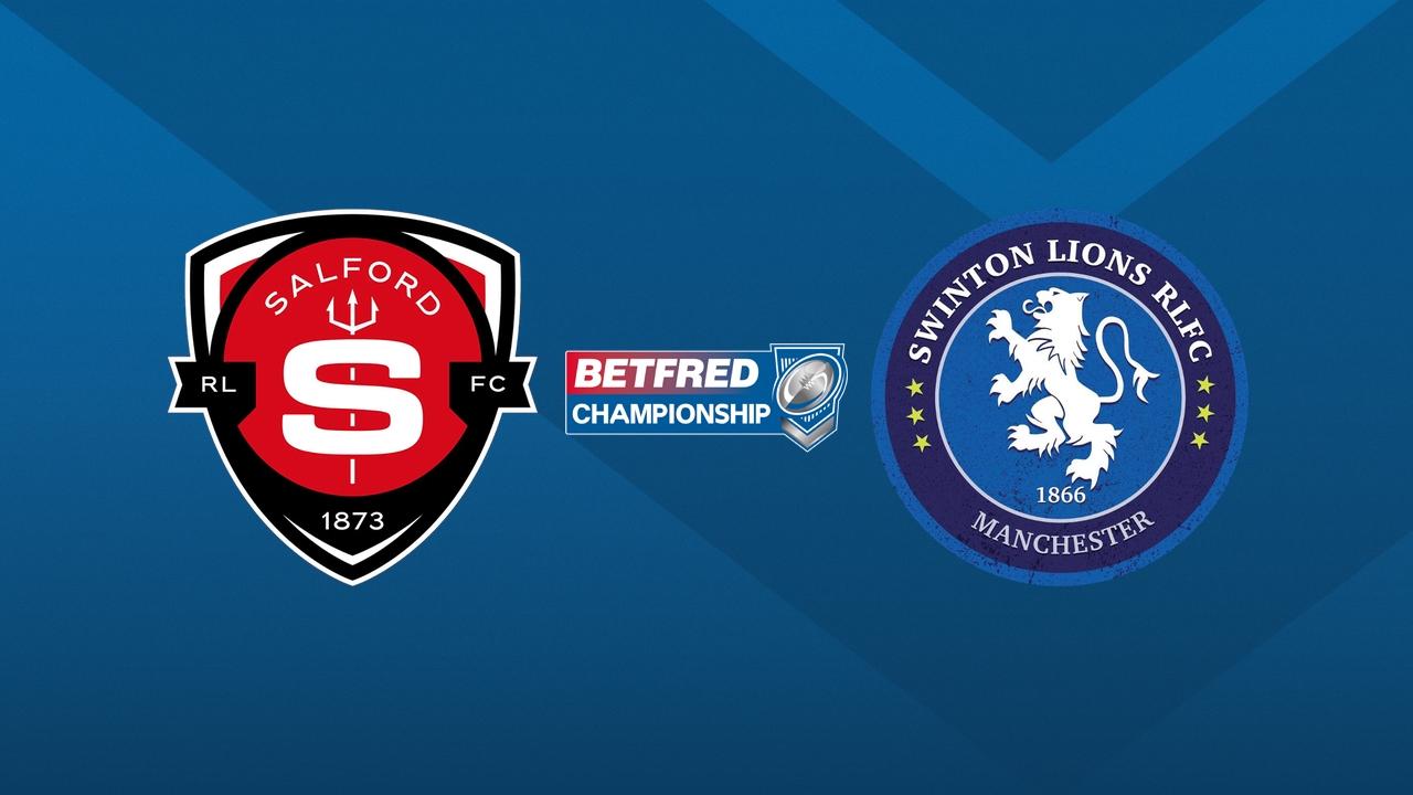 Salford RLFC vs Swinton Lions poster