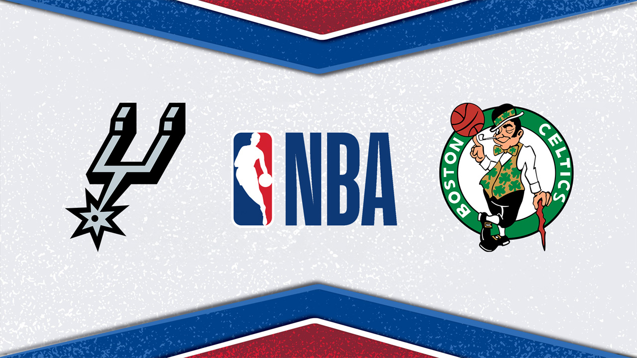 San Antonio Spurs vs Boston Celtics poster