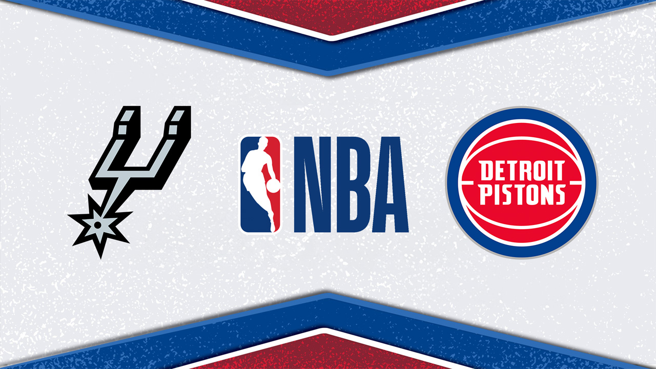 San Antonio Spurs vs Detroit Pistons poster